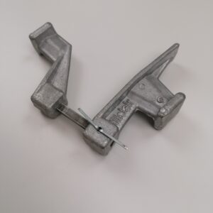Steel door handle